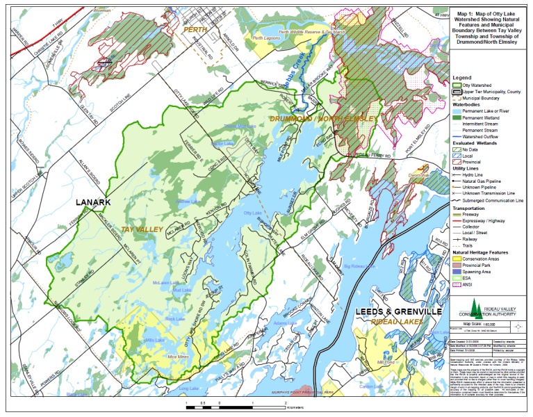 Maps Otty Lake Association